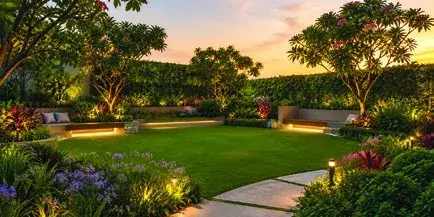 Landscaped garden